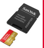 SanDisk microSDXC 256GB su SD adapteriu ir RescuePRO Deluxe programine įranga
