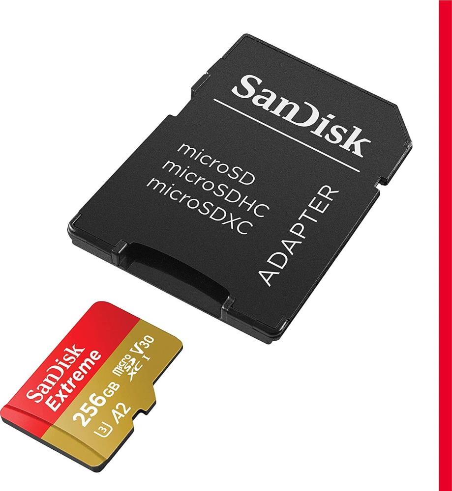 6fbc53d8-2c17-4d61-b4cb-62ad2fb28f54 SanDisk microSDXC 256GB su SD adapteriu ir RescuePRO Deluxe programine įranga