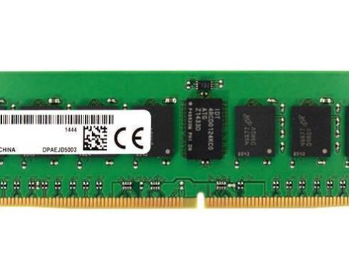 Server Memory Module MICRON DDR4 16GB RDIMM/ECC 3200 MHz CL 22 1.2 V MTA18ASF2G72PZ-3G2R