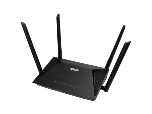Wireless Router ASUS Wireless Router 1800 Mbps Wi-Fi 6 USB 1 WAN 3x10/100/1000M Number of antennas 4 RT-AX53U