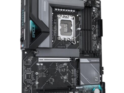 Mainboard GIGABYTE Intel B860 Express LGA1851 ATX Memory DDR5 Memory slots 4 3xPCI-Express 16x 3xM.2 1xHDMI 1xDisplayPort 1xAudio-In 1xAudio-Out 1xMicrophone 4xUSB 2.0 1xUSB 3.2 1xUSB-C 1xPS/2 1xRJ45 B860EAGLEWIFI6E1.0