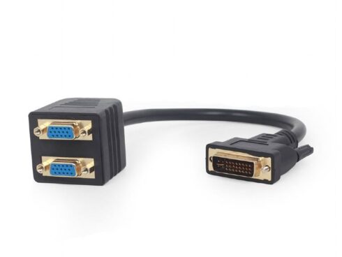 CABLE SPLITTER DVI TO DUAL VGA/A-DVI-2VGA-01 GEMBIRD