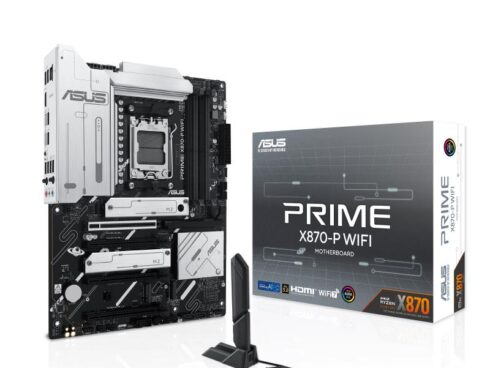 Mainboard ASUS AMD X870 SAM5 ATX Memory DDR5 Memory slots 4 4xPCI-Express 4.0 16x 1xPCI-Express 5.0 16x 4xM.2 1xHDMI 4xUSB 2.0 4xUSB 3.2 2xUSB-C 1xRJ45 3xAudio port PRIMEX870-PWIFI