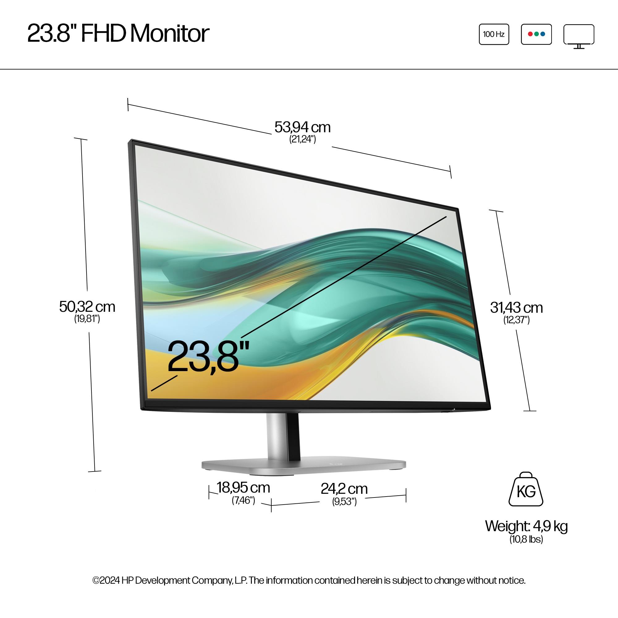 7491ba8d-0713-4d88-9c78-813defa221ba HP Series 5 Pro | 23.8 " | IPS | FHD | 16:9 | 120 Hz | 5 ms | 1920 x 1080 pixels | 350 cd/m² | HDMI ports quantity 1