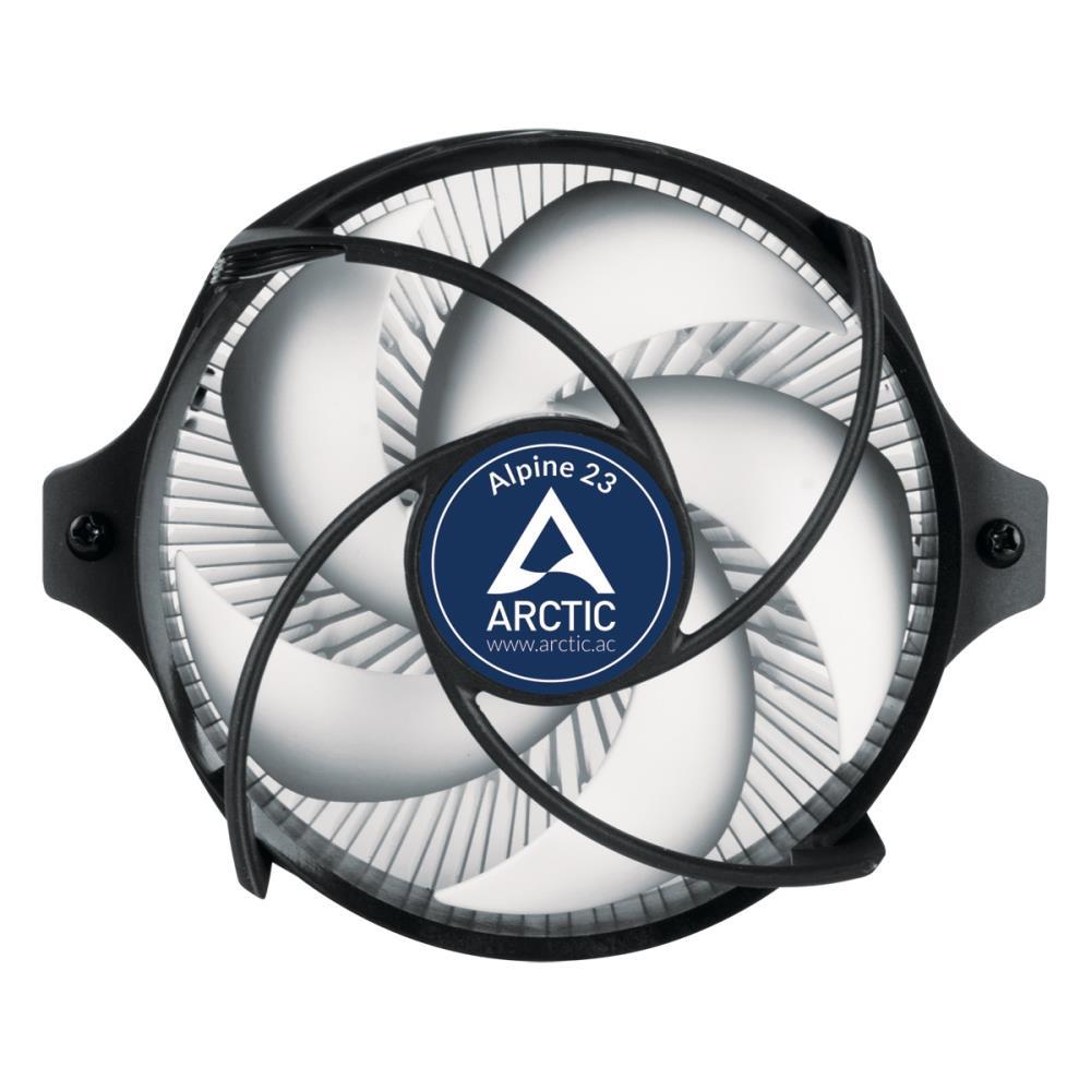 760d59fe-598f-4d7e-be1c-b1c7e2ae216b CPU aušintuvas Arctic Alpine 23, šoninis vaizdas su montavimo detalėmis
