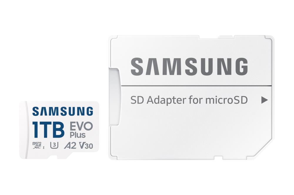 78f98cca-b47b-4f5e-9f13-69e642fbaddb SAMSUNG EVO Plus microSDXC 1TB su V30 klasifikacija, užpakalinė pusė