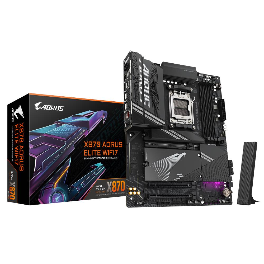 7ad122ef-51de-4c44-ab14-ef3389b1ab25 GIGABYTE AMD X870 SAM5 ATX motininė plokštė su DDR5 atmintimi