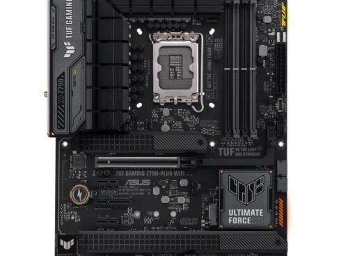 Mainboard ASUS Intel Z790 LGA1700 ATX Memory DDR5 Memory slots 4 2xPCI-Express 3.0 1x 1xPCI-Express 4.0 4x	 1xPCI-Express 4.0 16x 1xPCI-Express 5.0 16x 4xM.2 1xHDMI 1xDisplayPort 6xUSB 3.2 2xUSB-C 1xOptical S/PDIF 1xRJ45 5xAudio port TUFGAMINGZ790-PLUSWIFI