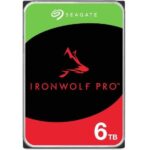 HDD Seagate IronWolf Pro 6TB su matmenimis 3,5 colio ir SATA jungtimi