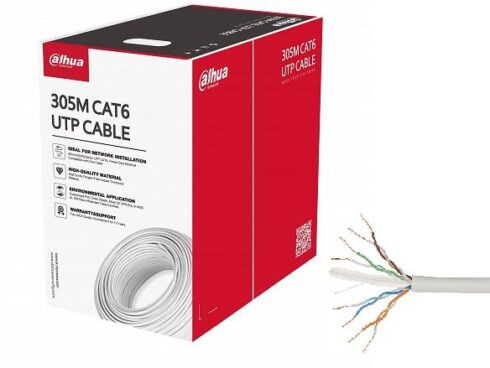 CABLE CAT6 UTP 305M WHITE/PFM920I-6UN-C DAHUA