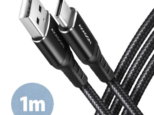 CABLE USB-C TO USB2.0 1M/BLACK BUCM-AM10AB AXAGON