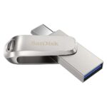 USB-C atminties kortelė SanDisk 128GB, šoninis vaizdas