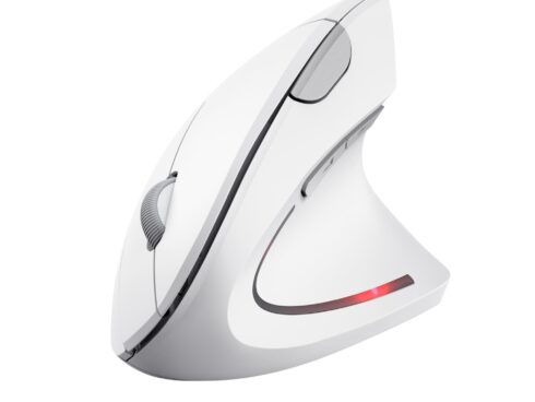 MOUSE USB OPTICAL WRL VERTO/ERGONOMIC WHITE 25132 TRUST