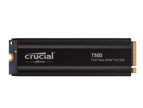 SSD CRUCIAL T500 4TB M.2 PCIe Gen4 NVMe 3D NAND Write speed 6900 MBytes/sec Read speed 7000 MBytes/sec TBW 2400 TB CT4000T500SSD5