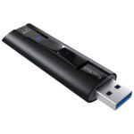 USB atmintinė SanDisk Extreme PRO 256GB, šoninis vaizdas su jungtimis