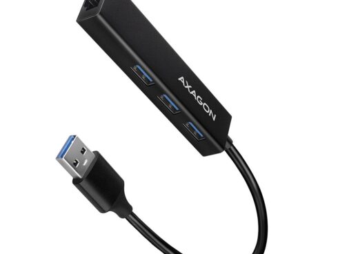 I/O HUB USB3.2 3PORT GLAN/0.2M HMA-GL3A AXAGON