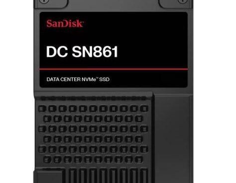 SSD SANDISK DC SN861 1.92TB U.2 PCIe Gen5 NVMe Write speed 3600 MBytes/sec Read speed 13700 MBytes/sec 15mm SDS6BA119PSP9X30TS2525