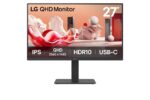 LG 27BA65QB-B 27" IPS monitor su 2560x1440 rezoliucija