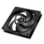 Ventiliatorius 120mm ACFAN00130A, matomas iš šono, rodo montavimo angas