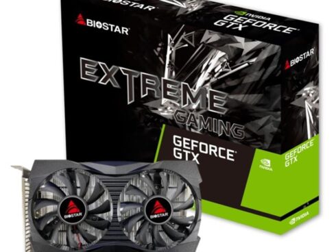 Graphics Card BIOSTAR NVIDIA GeForce GTX 1050 4 GB GDDR5 128 bit PCIE 4.0 16x GPU 1354 MHz Dual Slot Fansink 1xDVI-D 1xHDMI 1xDisplayPort VN1055XF41