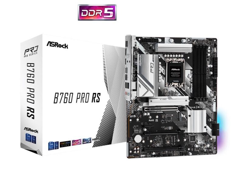 ASROCK B760 Express LGA1700 ATX pagrindinė plokštė su DDR5 atmintimi