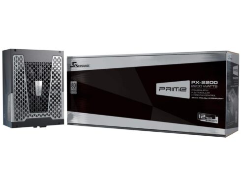 Power Supply SEASONIC PRIME PX ATX 3.1 2200 Watts Efficiency 80 PLUS PLATINIUM MTBF 100000 hours PRIME-PX-2200-ATX30