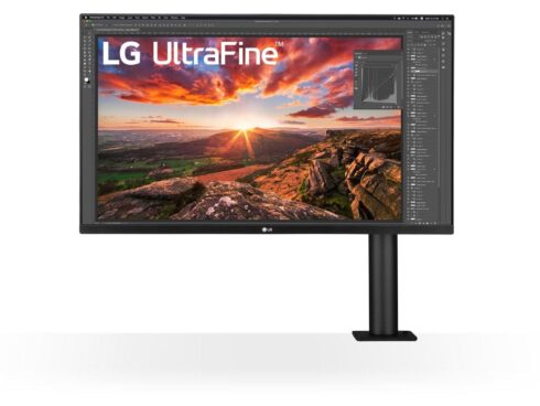 LCD Monitor LG 31.5" Panel IPS 3840x2160 16:9 60Hz 5 ms Speakers Swivel Pivot Height adjustable Tilt Colour Black 32UN880K-B