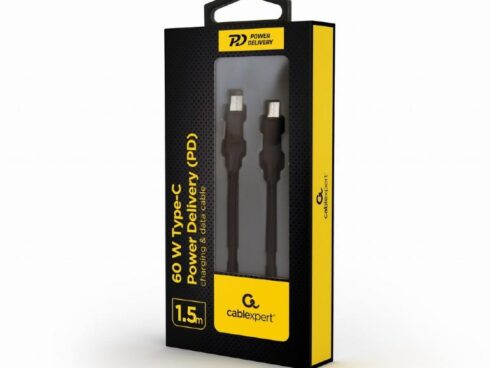 CABLE USB-C PD 1.5M/CC-USB2-CMCM60-1.5M GEMBIRD