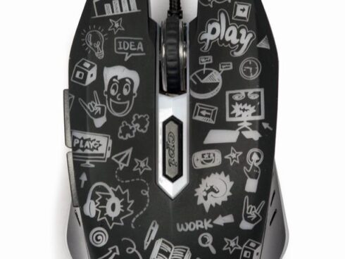 MOUSE USB OPTICAL BLACK/MUS-6B-GRAFIX-01 GEMBIRD