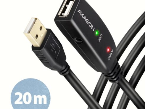 CABLE USB2.0 A-M/A-F ACTIVE/20M ADR-220 AXAGON