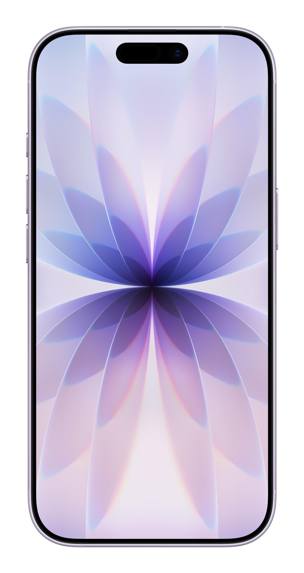 9d373abc-9b49-4e8e-85f5-7a51e5c435e2 Apple iPhone 17 256GB Lavender, šoninis vaizdas su mygtukais ir jungtimis