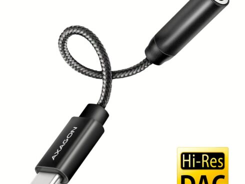 ADAPTER USB-C TO AUDIO 3.5MM/DAC 0.1M ADA-HC AXAGON