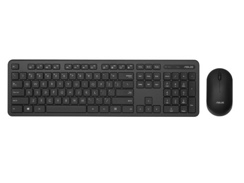 Asus CW100 belaidė klaviatūra ir pelė, juoda, RF 2.4GHz