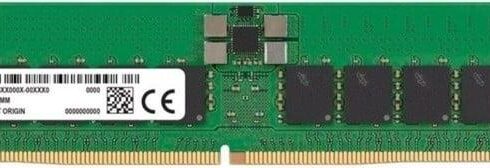 Server Memory Module MICRON DDR5 32GB RDIMM 6400 MHz CL 52 1.1 V MTC20F2085S1RC64BR