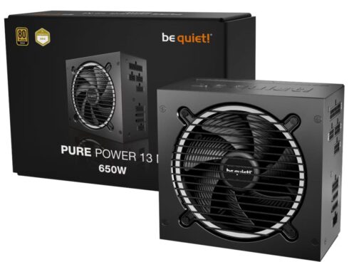 Power Supply BE QUIET Pure Power 13m 650 Watts Efficiency 80 PLUS GOLD PFC Active MTBF 100000 hours BP025EU