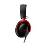 HyperX Cloud III ausinės, šoninis vaizdas su mikrofonu