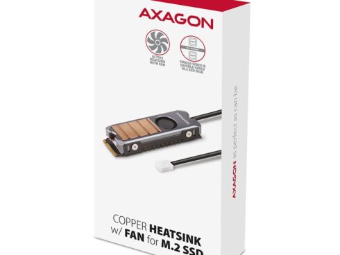 SSD ACC COOLER M.2 COPPER FAN/CLR-M2FAN AXAGON