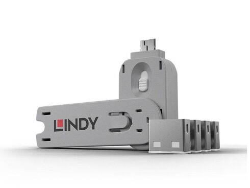 USB PORT BLOCKER 4PACK/WHITE 40454 LINDY