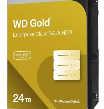 HDD WESTERN DIGITAL Gold 24TB SATA 512 MB 7200 rpm 3,5" WD241KRYZ