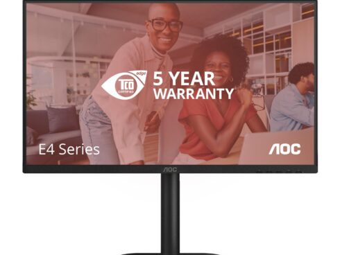 LCD Monitor AOC  60.5 cm (23.8") 1920 x 1080 pixels Full HD Native aspect ratio 16:9 LED Flat 24E4U
