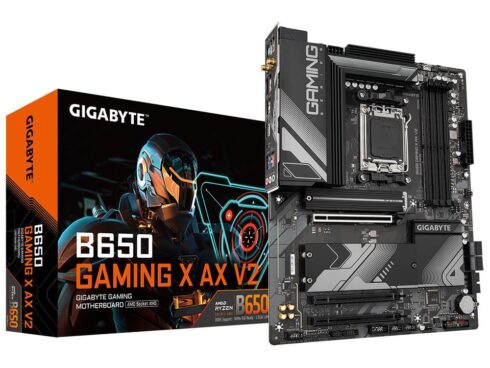 Mainboard GIGABYTE AMD B650 SAM5 ATX Memory DDR5 Memory slots 4 1xPCI-Express 16x 1xPCI-Express 3.0 1x 3xM.2 1xHDMI 1xDisplayPort 3xUSB 2.0 4xUSB 3.2 1xUSB-C 1xPS/2 1xRJ45 3xAudio port B650GAMINGXAXV21.2
