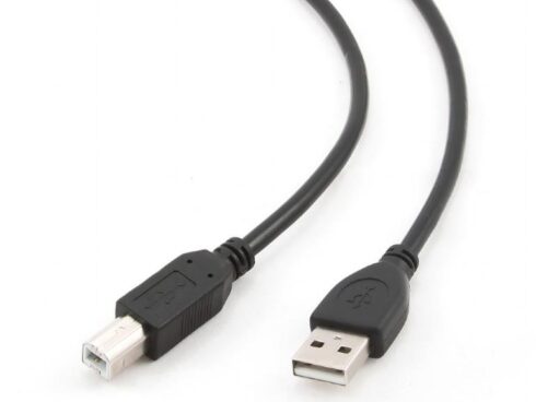 CABLE USB2 AM-BM 3M/BLACK CCP-USB2-AMBM-10 GEMBIRD