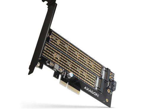 SSD ACC ADAPTER NVME/SATA/M.2/SP&LP PCEM2-D AXAGON