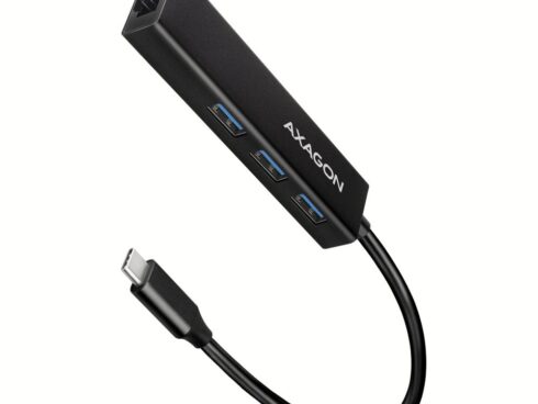 I/O HUB USB-C 4PORT GLAN/0.2M HMC-GL3A AXAGON