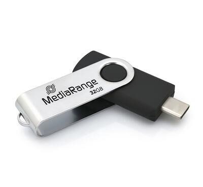 MEMORY DRIVE FLASH USB-C 32GB/MR1952 MEDIARANGE
