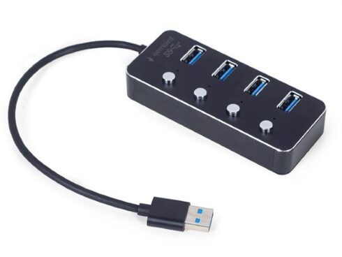 I/O HUB USB3 4PORT/UHB-U3P4P-01 GEMBIRD