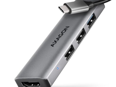 I/O HUB USB-C 4IN1/0.15M HMC-H3A AXAGON
