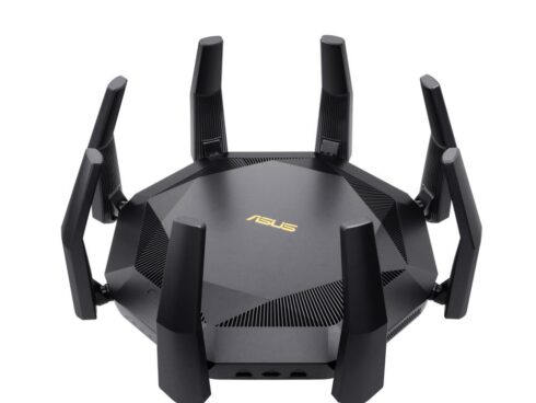 Wireless Router ASUS 6000 Mbps Mesh Wi-Fi 6 USB 3.1 9x10/100/1000M 1x10GbE 1xSPF+ Number of antennas 8 RT-AX89X