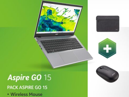 Notebook ACER Aspire Go 15 AG15-42P-R2WK CPU  Ryzen 7 5825U 2000 MHz 15.6" 1920x1080 RAM 16GB DDR4 SSD 512GB AMD Radeon Graphics Integrated ENG/RUS Windows 11 Home Pure Silver 1.78 kg NX.J7WEL.004