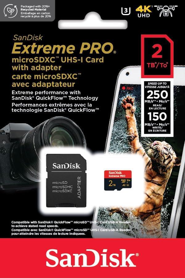 c006ce67-39e7-40f9-b1b1-9abcc937a77b Micro SDXC kortelė SanDisk 2TB su pakuote ir specifikacijomis